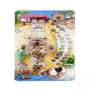 다흰 카피바라 빔 손목시계 어린이