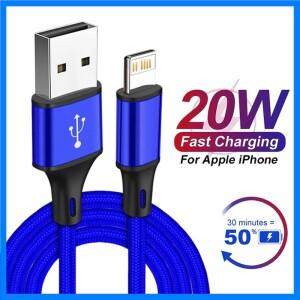 iPhone 11 12 mini 13 Pro 14 Plus XS Max XR X 6S 7 8 SE 용 고속 충전 USB 케이블 1m 2m 3m USB 충전기