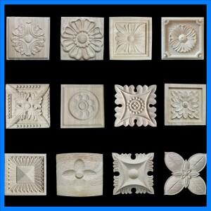 나무 수도 가구 아플리케 홈 장식 나무 데칼 메인 도어 골동품 Onlays 몰딩 가구 액세서리 장식