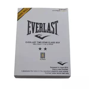 에버라스트 탁구공 연습구 스핀 하드 탁구 볼 12개입/하드 트레이닝 선수 경기 연습용 레슨 훈련용 스핀