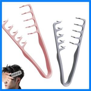 볼륨감 있는 와이드 톱 헤어 스타일링 빗 남성용 풍성한 루트 헤어드레싱 빗 자연스러운 컬링 펌 헤어 케어