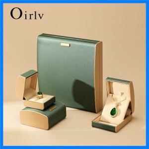 Oirlv PU 가죽 보석 상자 보석 포장 상자 펜던트 팔찌 Earnail 목걸이 보관 상자 결혼 반지 선물 상자 주최
