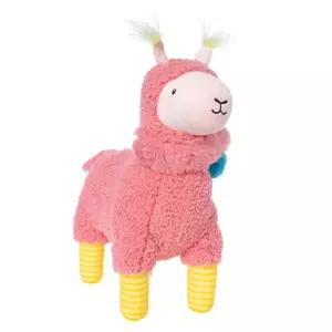 영유아 감각발달 핑크털 라마인형 36cm 특별한선물 어린이집교구