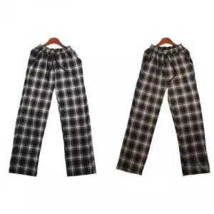 체크 기모바지 솔루에 밴딩바지 기모트레이닝바지 기모 밴드바지 팬츠 여자 트레이닝 팬츠 기모 여자