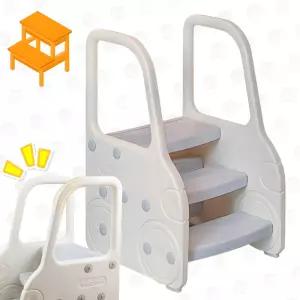 버니토 자동차 안전가드 3단계단 아기욕실디딤대 아기욕실계단 유아발디딤대