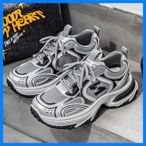 커플 캐주얼 신발 2025 레이스 업 다용도 패션 스포츠 신발 경량 밸런스 탄력성 내구성 임산부 운동화