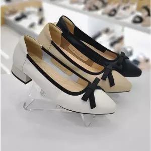 [탠디]여성 쿠션 리본장식 컴포트 구두 TDX2N4203Y