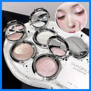 SHAQINUO 하이라이터 크림 빛나는 쉬머 파우더 매끄럽고 흠잡을 데 없는 광채 감자 매시 텍스처 오래 지속