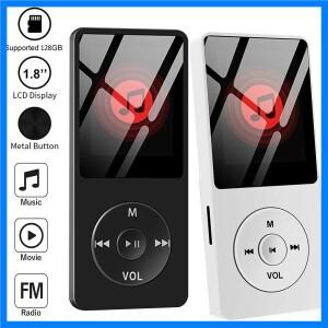 휴대용 미니 MP3 플레이어 HiFi 음악 워크맨 4.0 블루투스 지원 양방향 전송 FM 라디오 음성 녹음기 전자책