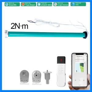 2N·m 투야 와이파이 유선 전동 롤러 블라인드 모터 37/38mm 튜브 2n 10kg 3×3m 블라인드 투야 스마트 기