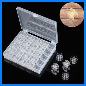 25/36 그리드 플라스틱 스레드 스풀 스토리지 박스 Transprent 바느질 스레드 보빈 세트 스토리지 케이스