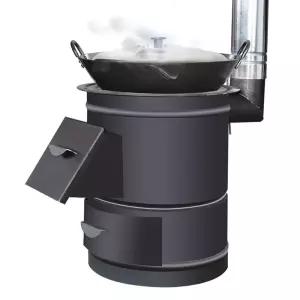 소각용 드럼통 소각로 원형 화로 바베큐 화덕 야외