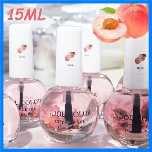 15ml 복숭아 네일 영양 오일 과일 꽃 8가지 향 영양 트리트먼트 네일 큐티클 리바이탈라이저 오일 피부 영
