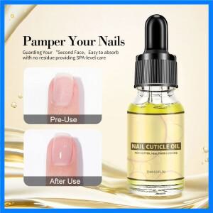 15ML 네일 큐티클 영양 오일은 손상된 손톱에 영양을 공급하고 회복합니다. 보습 강화 및 네일 케어 밝게