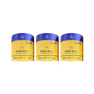 종근당 바이탈프로그램 비타민C 플러스 1000mg 아연 면역 120포 3개