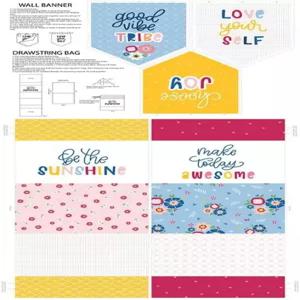 라일리 블레이크 2019s 프리미엄 퀼팅 패브릭 패널 모음 의류 DIY 제작 홈 데코(순수 딜라이트 배너 및