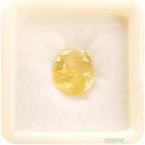 ANUJ 판매 6.25 라티 / 5.00 캐럿 AAA++ 품질의 옐로우 사파이어 실론 채굴 푸크라지 보석 인증 천연