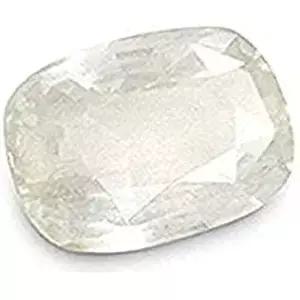 아누지 세일 2.25 라티 / 1.55캐럿 실론 화이트 사파이어 /세이프드 푸크라지 5.25 인증 천연 보석