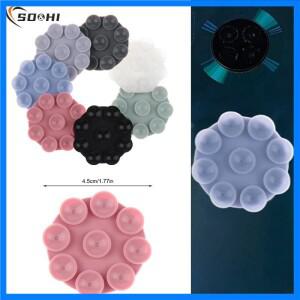 실리콘 휴대폰 거치대 흡입 빨판 컵 매트 휴대폰 벽 거치대 주방 욕실 뒷면 스티커 미끄럼 방지 마운트 클