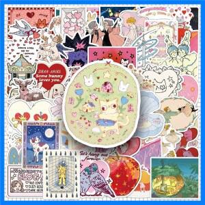 10/30/50개 동화 시리즈 만화 감성 스티커 귀여운 소녀 선물 장식 데칼 DIY 전화기 여행가방 기타 귀여운