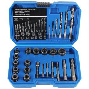 Bolt Nut Remover 26PcsSet Removal Socket Tool Damaged Screw Extractor Car Repair Kit Accessory Hand