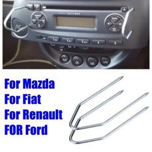 자동차 스테레오 라디오 제거 키 CD 체인저 분해 도구 마쓰다 피아트 르노 포드 2 개