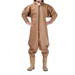 두꺼운 전신장화 어부복 갯바위 해루질 갯벌 레인슈트 낚시복