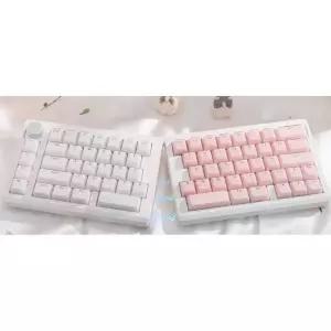 분할 키보드 블랙 무선 소재 PC 좌우 매크로 적축 RGB