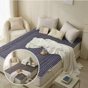 전기요 전기장판 매트커버 지퍼형 보호 거실 장판커버 누빔