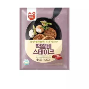 식자재 (삼양)떡갈비스테이크 1.2Kg x5개