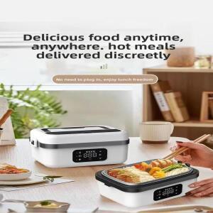 2025 지능형 보온 도시락 물 없이 자동 가열 및 요리 휴대용 차량용 대용량 1L