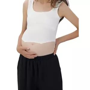 체험복 임신 복대 코스프레 가짜 배모형 임산부 S 2-4개월 후크 탄력 허리띠