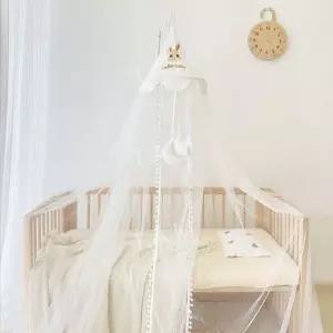 캐노피 스탠드 모기장 공주 커튼 공주 커튼