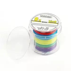 8합사 낚싯줄 1호300m 5색 캠핑 우럭 에기 리얼 볼락 주꾸미 용품 선상 민물 붕어 문어 갈치 목줄 지깅
