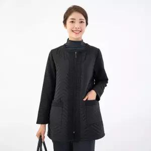 엄마옷 누비 라운드 지퍼가디건 1GHJ23750 중년여성 마담 60 70대  빅사이즈 할머니