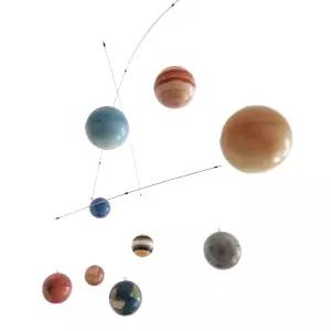 우주 모빌 행성 감성 태양계 컬러 천장 집들이 인테리어 선물 아이방 북유