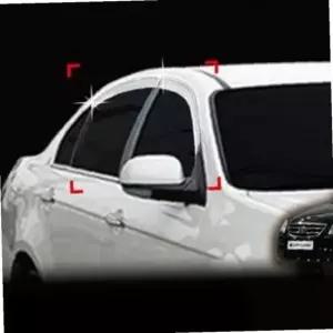 토스카 크롬 선바이저 자동차 빗물받이 4P