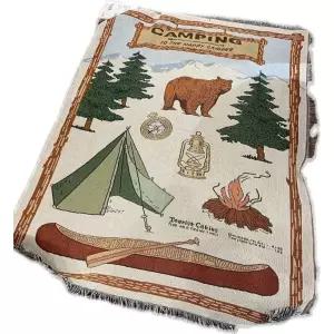 인디언 러그 사계절 캠핑 등유램프 램프 담요 홍목 석유