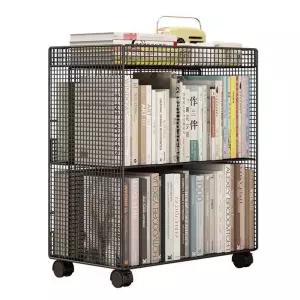 이동식 책꽂이 선반 책수납 북카트 책장 철제 북트롤리