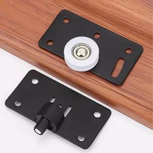 붙박이장 바퀴 슬라이딩휠 롤러 옷장 가구 실내문 슬라이딩도어 가구 블랙