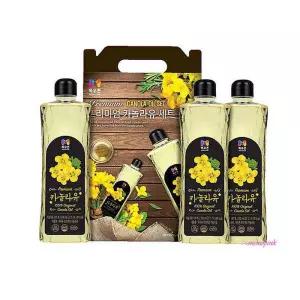 식용유 선물세트 목우촌 쇼핑백포함 카놀라유 1호efg796