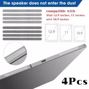 iPad Pro 11 12.9 Air 4 5 이어폰 메쉬 방진 금속 메쉬 스피커 보호 네트 용 4PCS 금속 방진 네트 스티커
