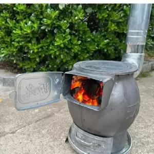 석탄화로 레트로 감성 장작 캠핑장 난로 대형 서랍 사진참조