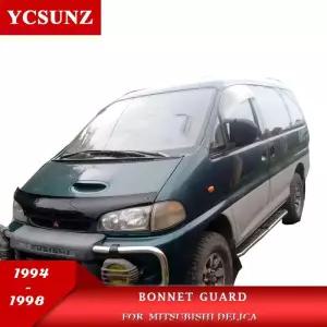 본넷덕트 미쓰비시 델리카 1994 1995 1996 1997 1998용 아크릴 보닛 가드 보호 전면 버그 쉴드 후드 디플렉
