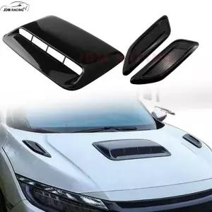 본넷덕트 40cm 차량용 공기 흡기 후드 스쿠프 보닛 벤트 스티커 커버 플랫 차량