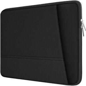 [미국배송] TEDNETGO 노트북 슬리브 애플호환 맥북호환 프로 2024용 14인치 케이스 업그레이드 13인치 방수 보호 컴퓨터 케이스 커버백 13.3 2024용 에어 블랙