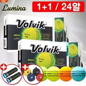 [볼빅] 골프공 2025 비비드 루미나 야광 형광볼(2더즌 24알)정품
