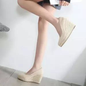 힐 뾰족 블랙 웨지힐 실내 뮬 앞막힌