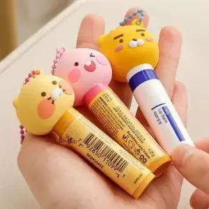 볼체인 리틀 키홀더 뚜껑 카카오 립밤 키링 립스틱 2P