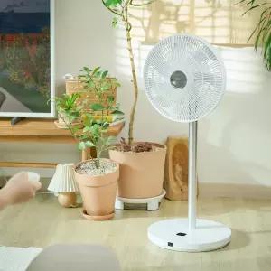 비엘홈 무선 선풍기+써큘레이터 3D입체회전 14인치 무소음 초저소음 BLDC모터 상하좌우 24단